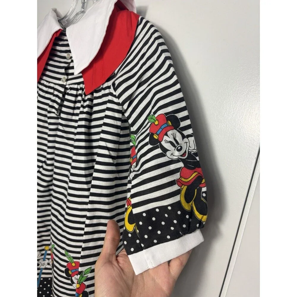 Rare Vintage Minnies Corner By Youngland Mickey Minnie Disney Girls Dress SZ 6X